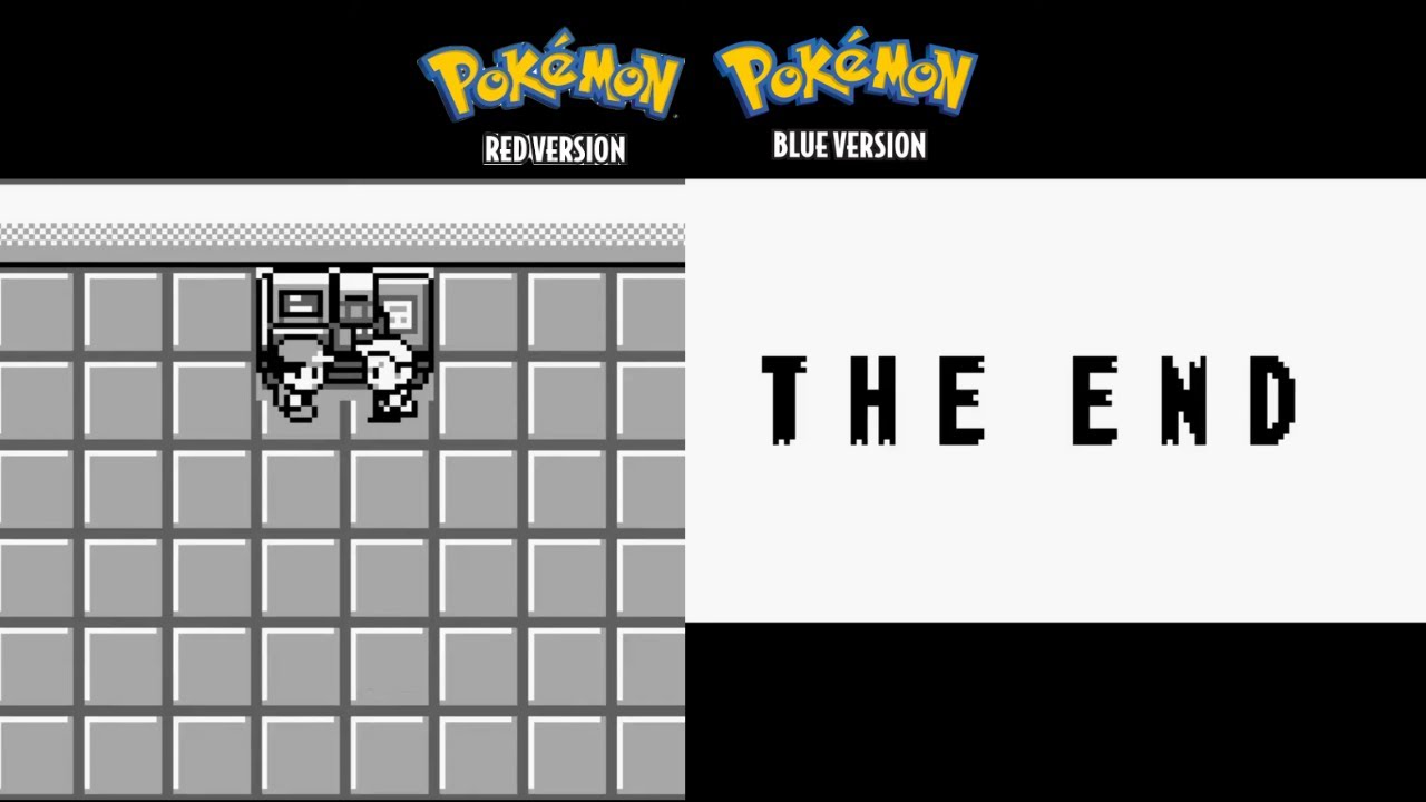 Pokémon Red & Blue Ending YouTube
