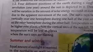 Important portion of 1st chptr.10th Geography 1st chptr Seasons and time screenshot 5