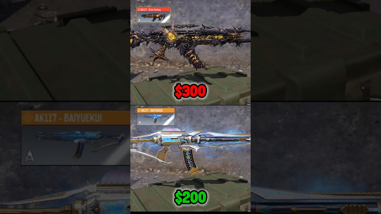 Mythic Vs Legendary AK117 Skin in CODM 💀