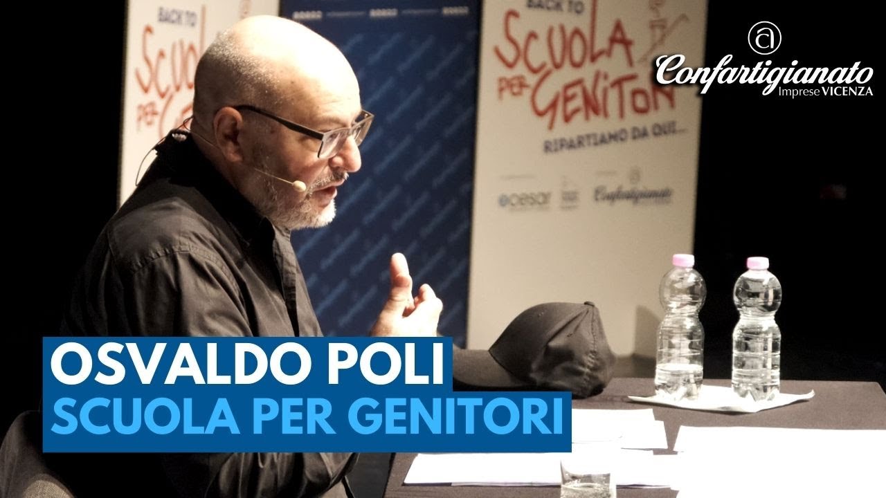 Osvaldo Poli alla seconda serata di Scuola per Genitori: errori educativi e sensi di colpa