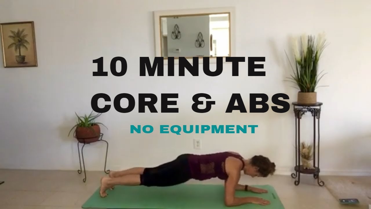 10 MINUTE DAILY CORE & AB WORKOUT// No Equipment - YouTube