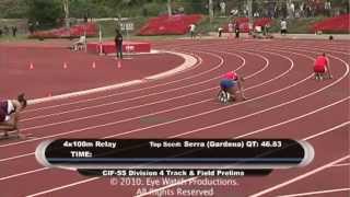 CIF-SS Girls 4x100m Relay D4 Prelims