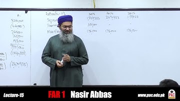 FAR-1 Lecture 15 Sir Nasir Abbas Autumn 2023