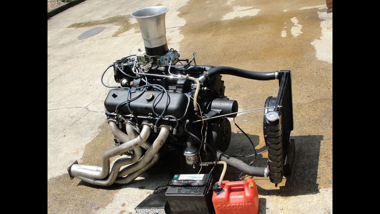 HOT RAT ROD 454 ENGINE START UP ON GROUND "INSANE CAM" "OPEN HEADERS" "REDNECK ENGINEERING