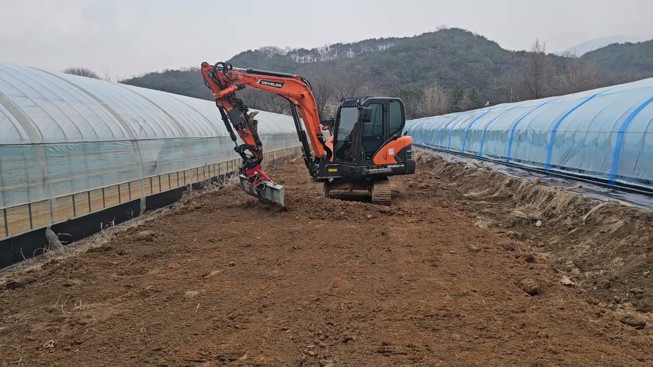 하우스자리평탄