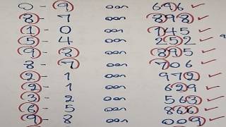 Got a perfect 9, then 009 came out as the two-digit number. Won 11 consecutive draws! Incredibly ...