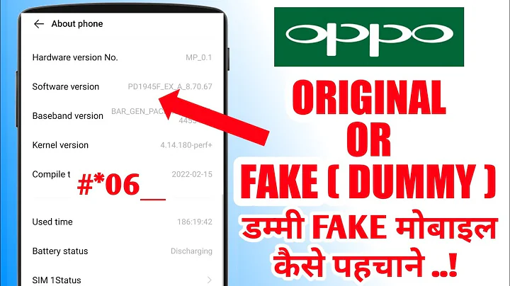 How to check Oppo phone Original or Fake | Oppo Original Fake Simple Solution | Dummy Oppo Mobile - DayDayNews