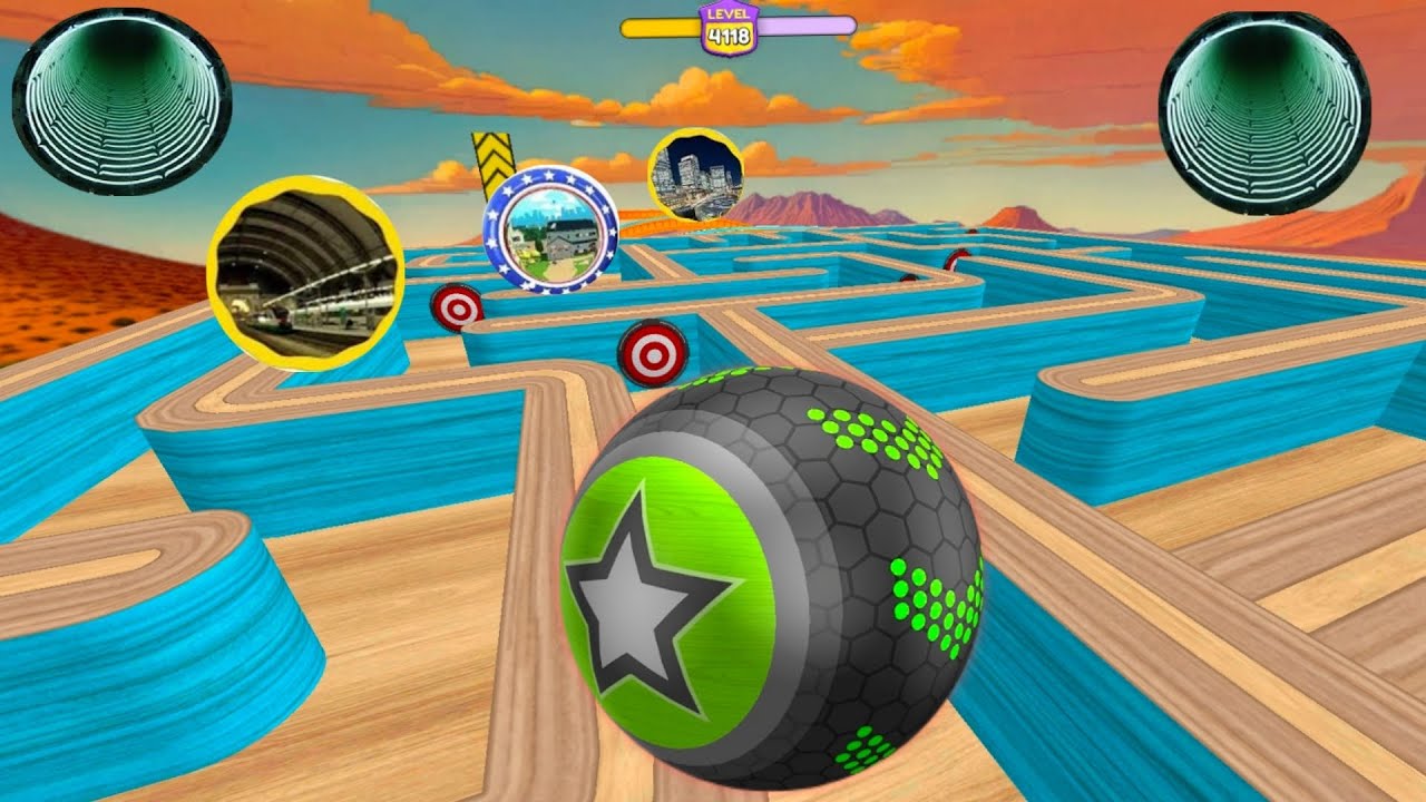 Going Balls, SpeedRun, Going Balls Portal Run Gameplay Level 4170Walkthrough Android, los Max