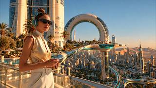 Download lagu Futuristic Desert Oasis City 🌴 1 Hour Sci-Fi Ambient Music for Sleep, Study & Relax | Year 2090
