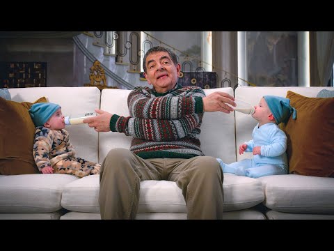 First Festive Look At Rowan Atkinson In Man Vs Baby As Netflix Sets December Air Date