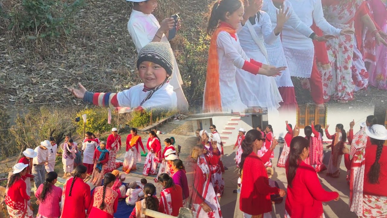 लीला सास के घर की होली #holi #pahadi #holispecial #viral 