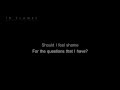 In Flames - Crawl Through Knives [HD/HQ Lyrics in Video]