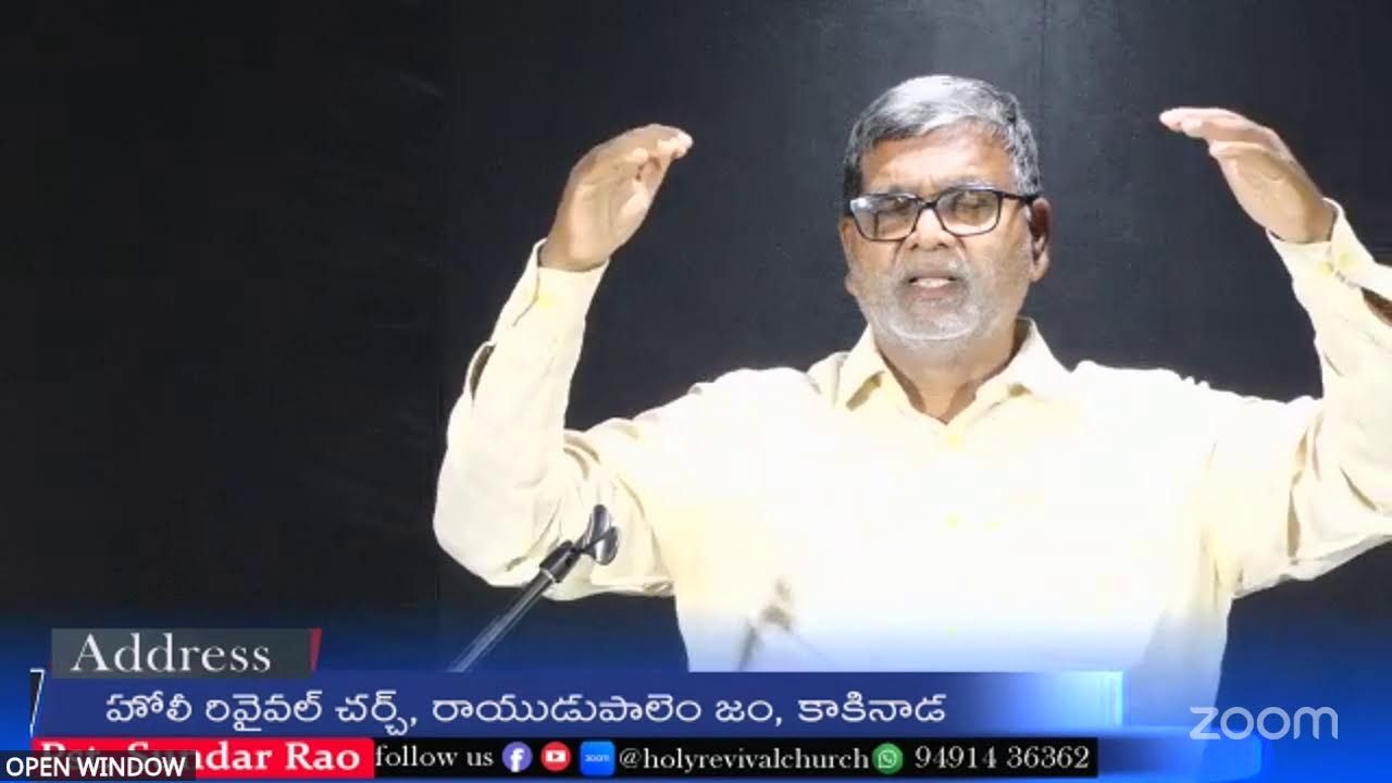 Sundas Rao 25 Feb 26 | lent days | Ps.Sundar rao | O.W | - YouTube