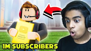 Becoming the BIGGEST YOUTUBER in ROBLOX