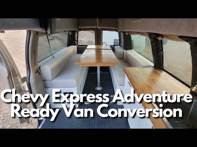 Chevy Express Van Conversion READY FOR ADVENTURE | Monty | Build by Carefree Camper Co
