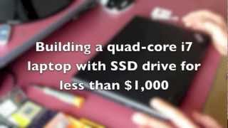 Quad-core i7 laptop with SSD for less than $1k (CPU, SSD, memory upgrade Lenovo E330)