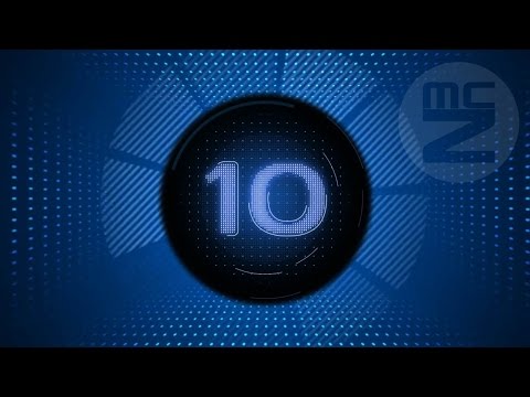 💠 3D 10 Second Timer – Countdown Futuristic Blue Core with Voice & Music | McZerrill FX