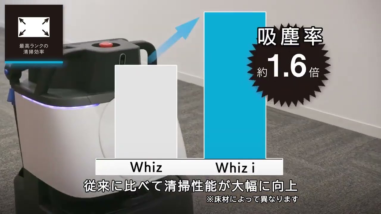 次世代スマート清掃ロボット「Whizシリーズ」 | ソフトバンクロボティクス