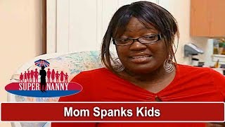 Mom Spanks Kids To Stop Them Hitting Each Other | Supernanny
