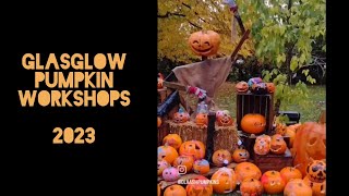 GlasGLOW pumpkin workshops 2023