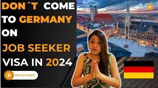 Don’t come to Germany on Job seeker visa in 2024 if...| Brutal honest reality of job seeker visa