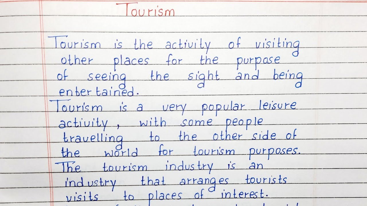 tourism essay 500 words