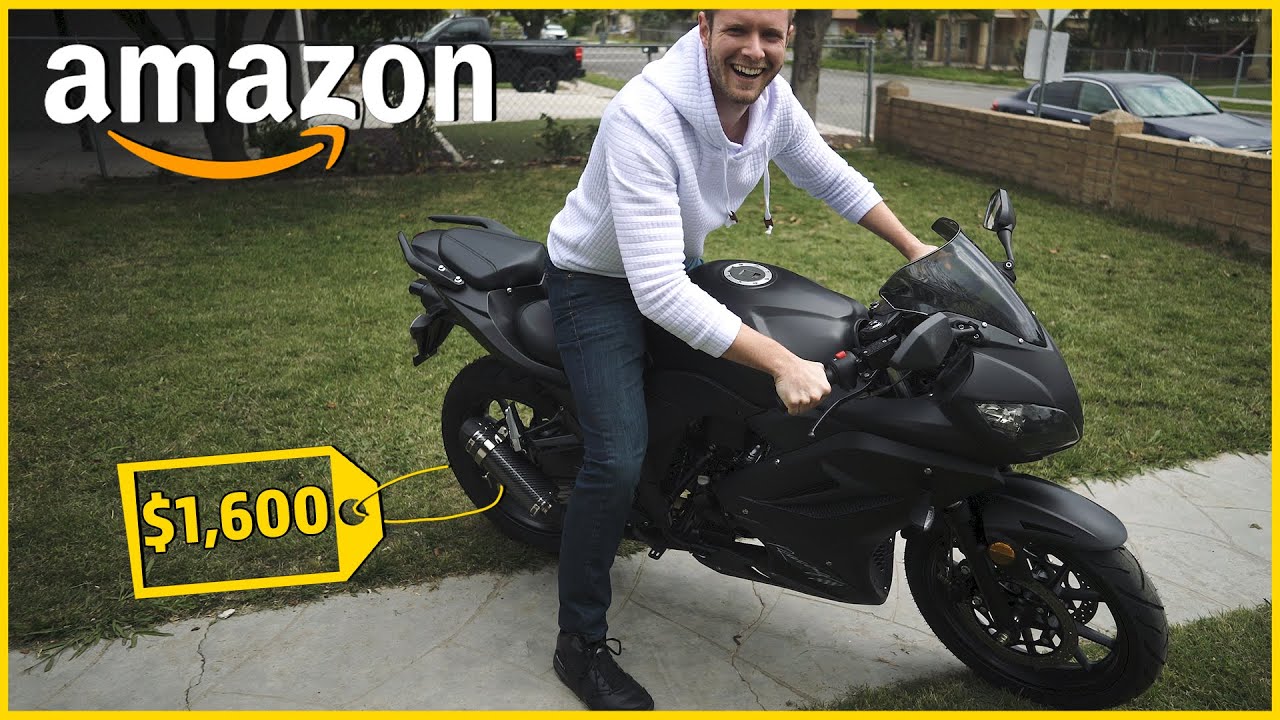 The Chinese Motorcycle from AMAZON gets UPGRADES (Looks WAY BETTER) -  YouTube