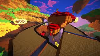 Foreign - ICE BOAT RACE TRACK | Minecraft screenshot 1