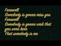 Rihanna - Farewell (Lyrics on screen) HD