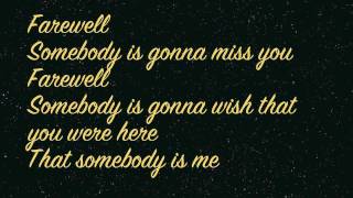 Rihanna - Farewell (Lyrics on screen) HD chords