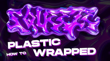 How To Make Plastic Wrapped Text in Cinema 4D [Speed Art Tutorial]