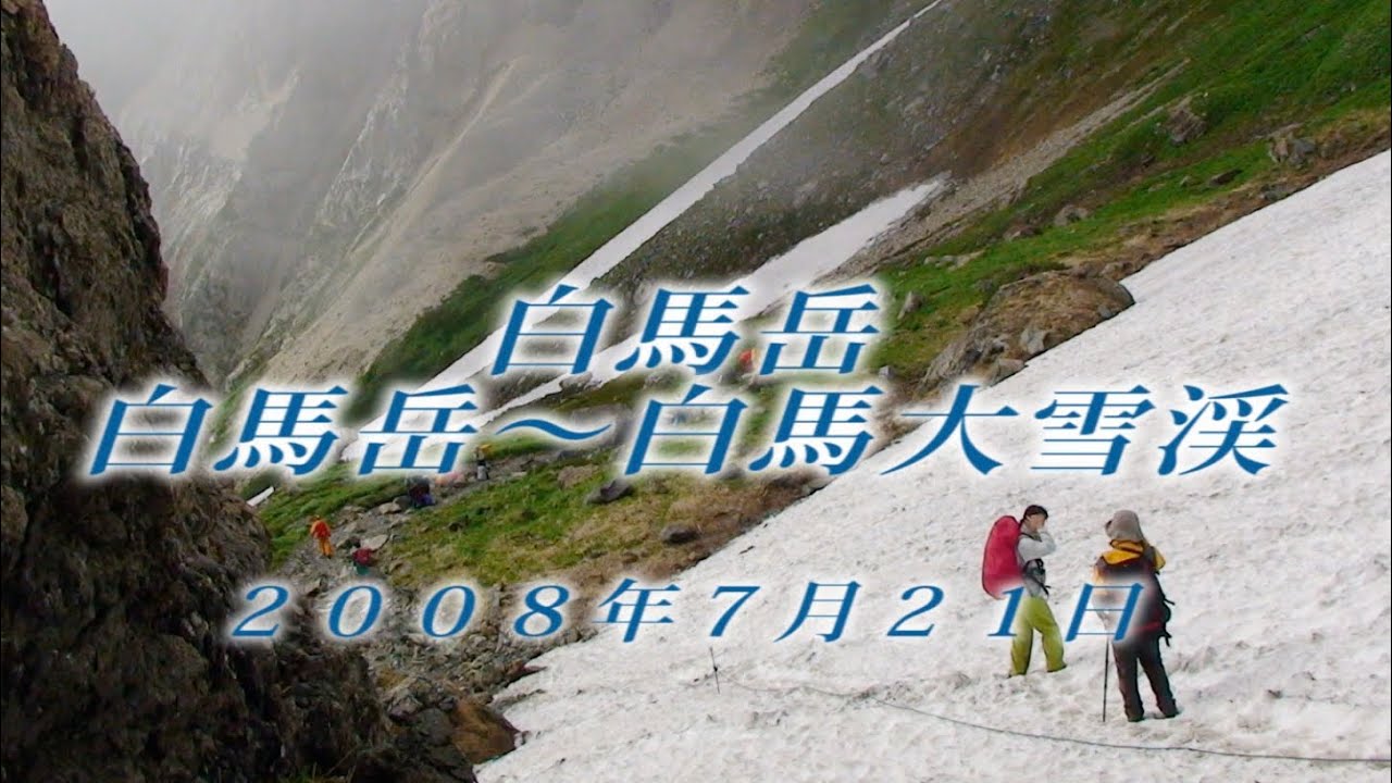202 北アルプス白馬岳7月 2008年7月21日白馬岳～白馬大雪渓 - 生物多様性体験保全センター 高山植物を主とした野生植物の映像集