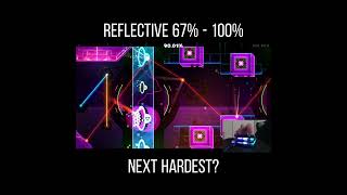 Reflective 67% - 100% #geometrydash #gd #level #reaction