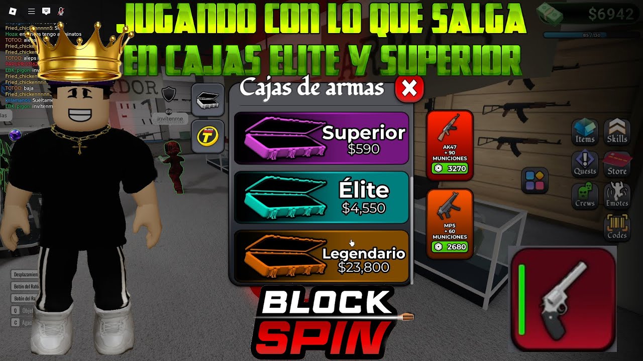 block spin 🔥JUGANDO CON LO QUE SALGA EN CAJA SUPERIOR Y CAJA ELITE🤯😵