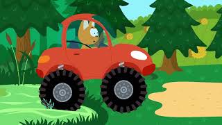 Kitty and the Magic Garage  - Swamp adventure   - cars cartoons