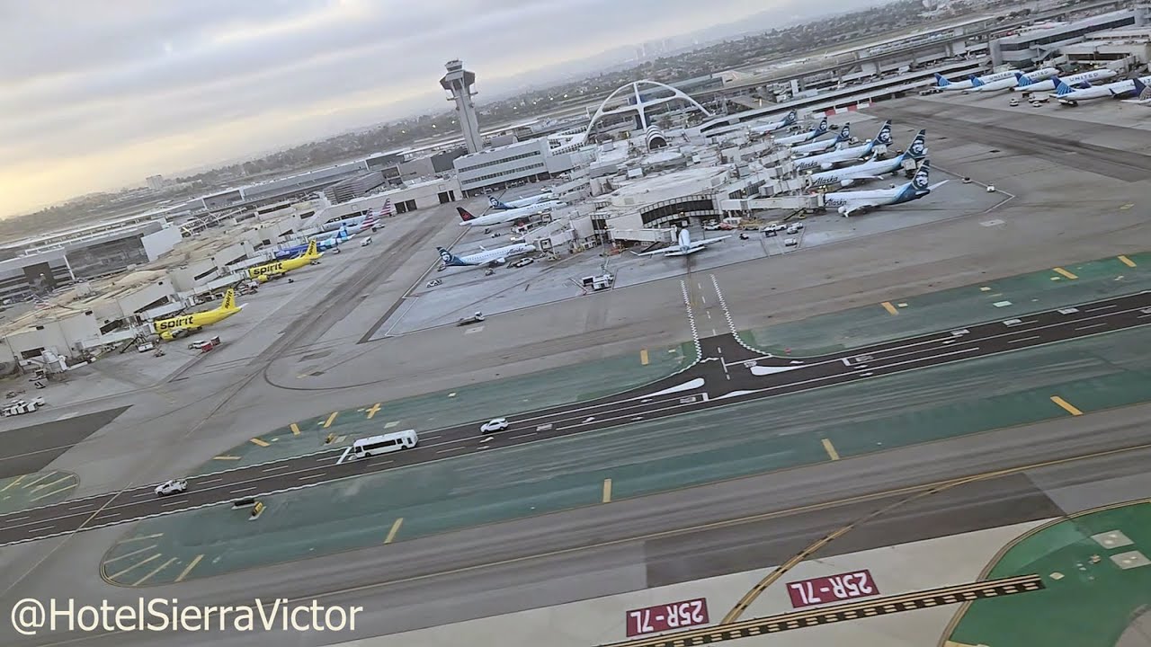 Taking off from Los Angeles (LAX) 22 April 2025