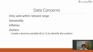 Regression analysis with outliers to analyze cost behavior
