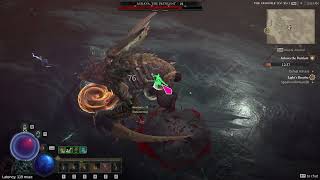 Diablo IV Open Beta - HC Sorc facetanking Ashava world boss.