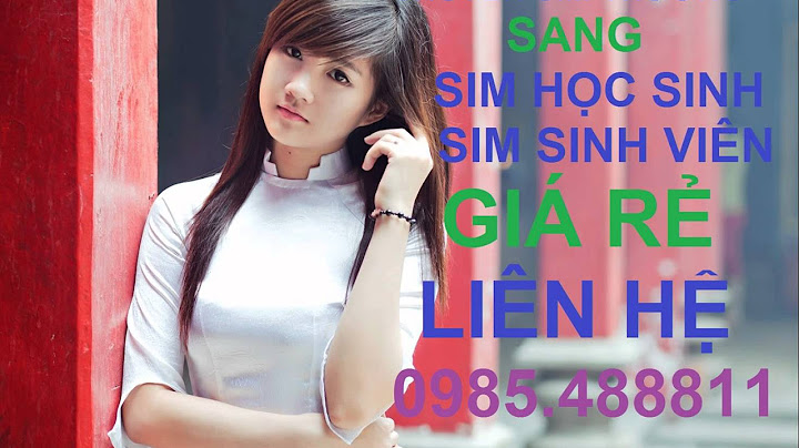 Hướng dẫn chuyển sang sim sinh viên