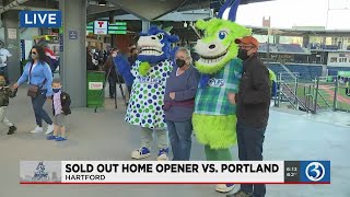 Video: Yard Goats sells out home opener