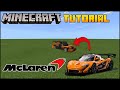 Minecraft Supercar - How To Build A 2019 Mclaren P1 LM Minecraft Car Tutorial