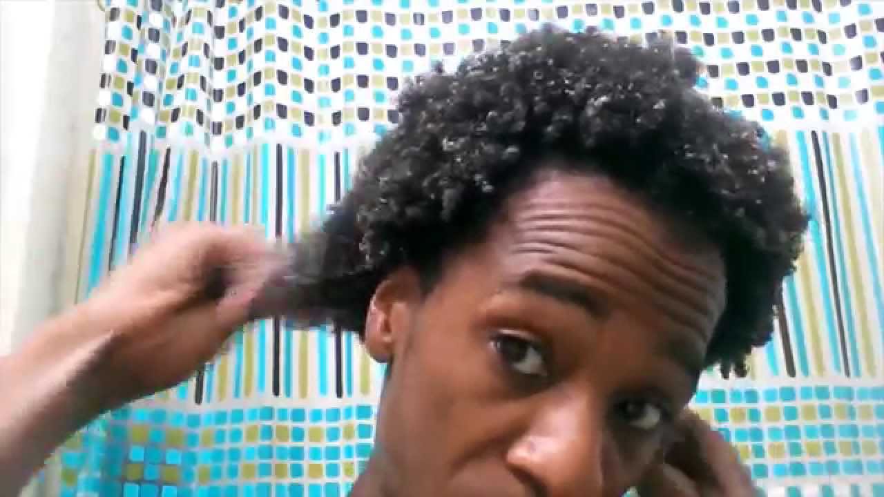 How to: Get Naturally curly hair for black men.(lotion ...