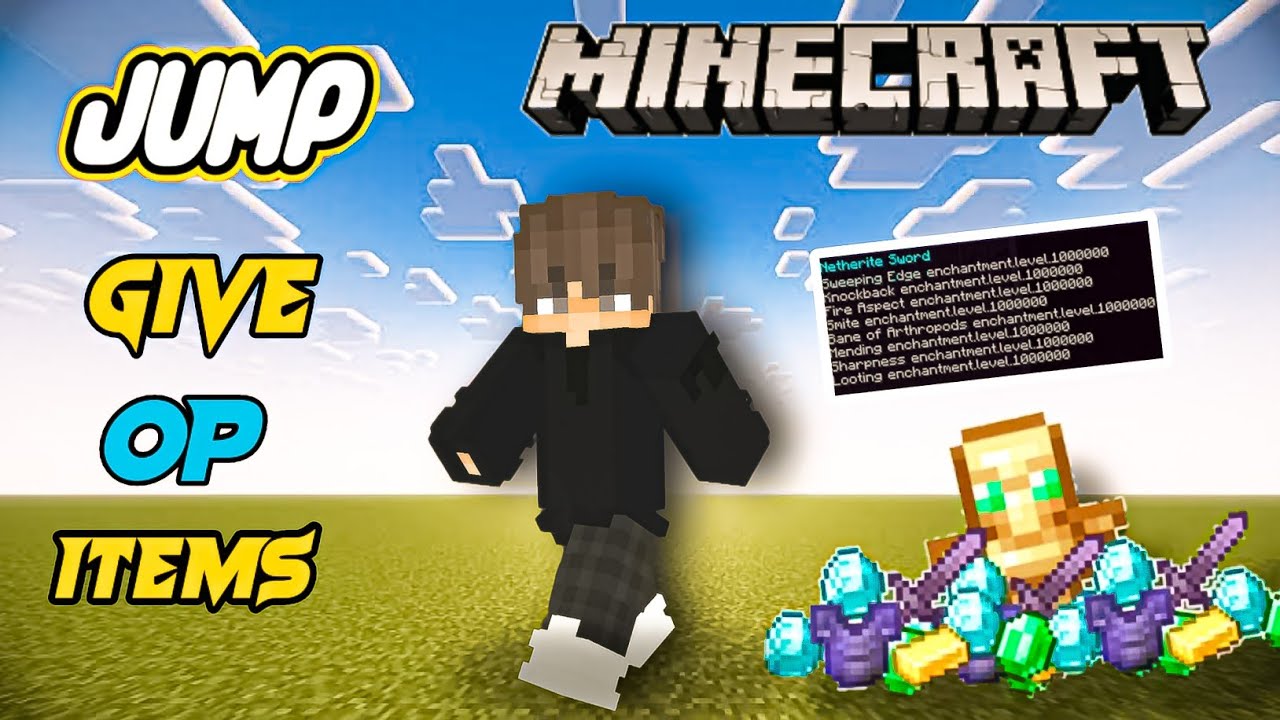 MINECRAFT BUT JUMPING GIVES YOU OP ITEMS | MINECRAFT - YouTube