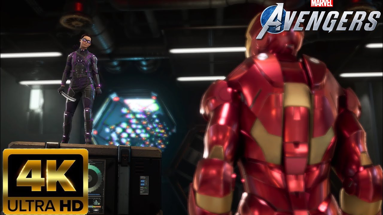 Iron man Finds Kate Bishop with Stark Tech Outfit - Marvels Avengers Game