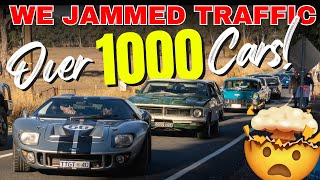 We JAMMED Traffic When OVER 1000 Turned Up! - Woodside Airstrip Meet w/ Drivin with Dixon