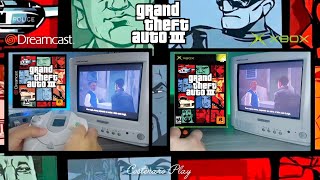 GTA 3 no Dreamcast é MELHOR que no Xbox? Comparando Lado a Lado em Hardware Real na CRT!