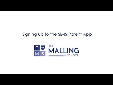 TMS - Signing up to SIMS Parent App