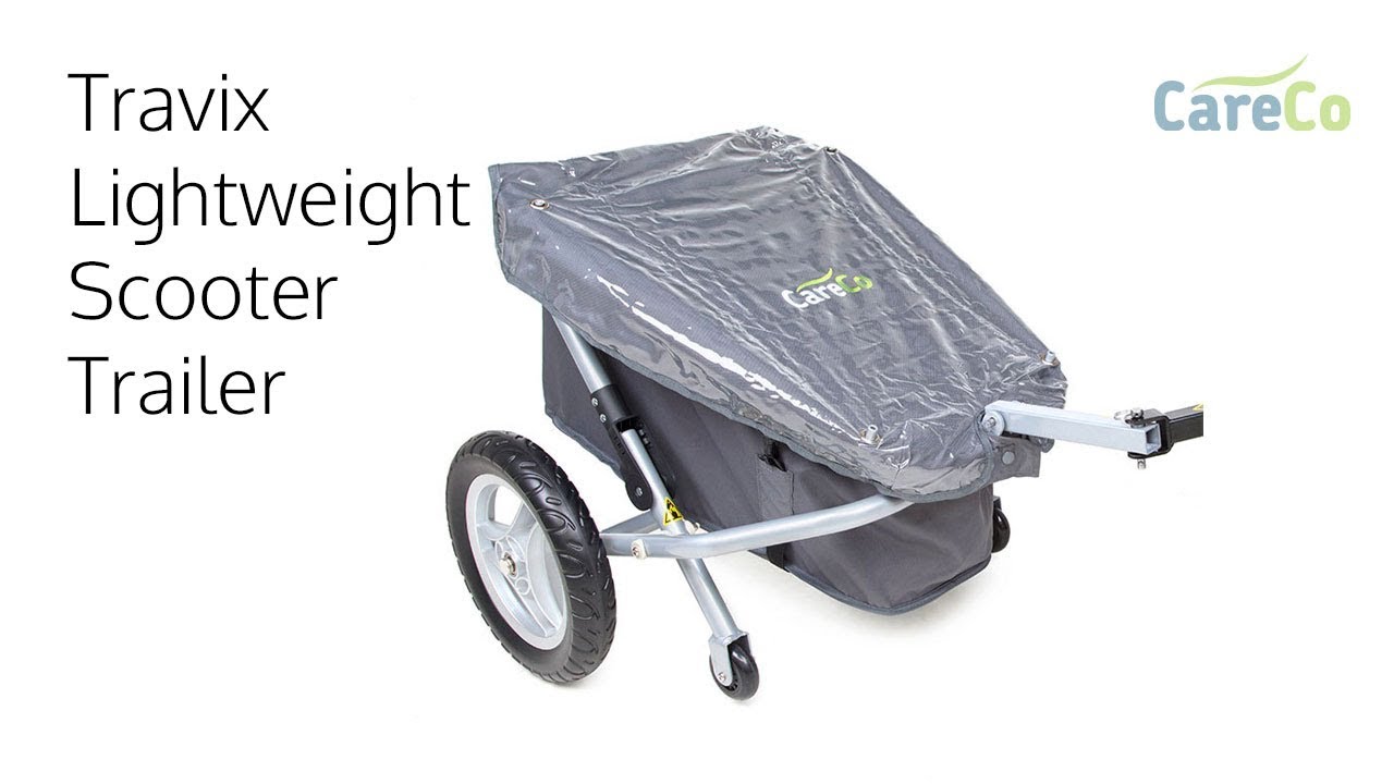 Travix Lightweight Scooter Trailer - YouTube CareCo