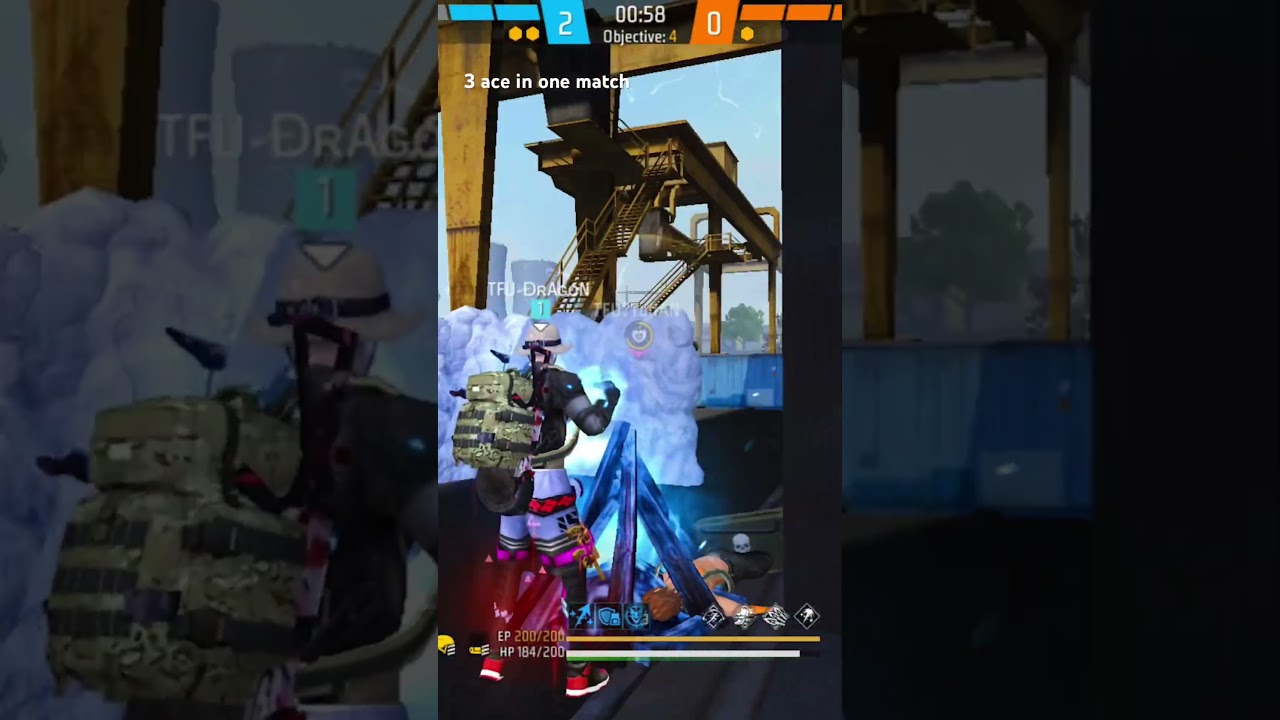 3 ace in one match 13kills impossible clutch #shorts#headshot