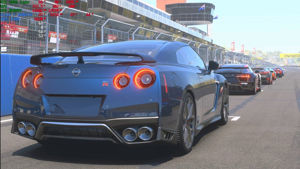 Forza Motorsport 4K RTX 4080 Super AMD Ryzen 7 9800X3D RGTI Patch